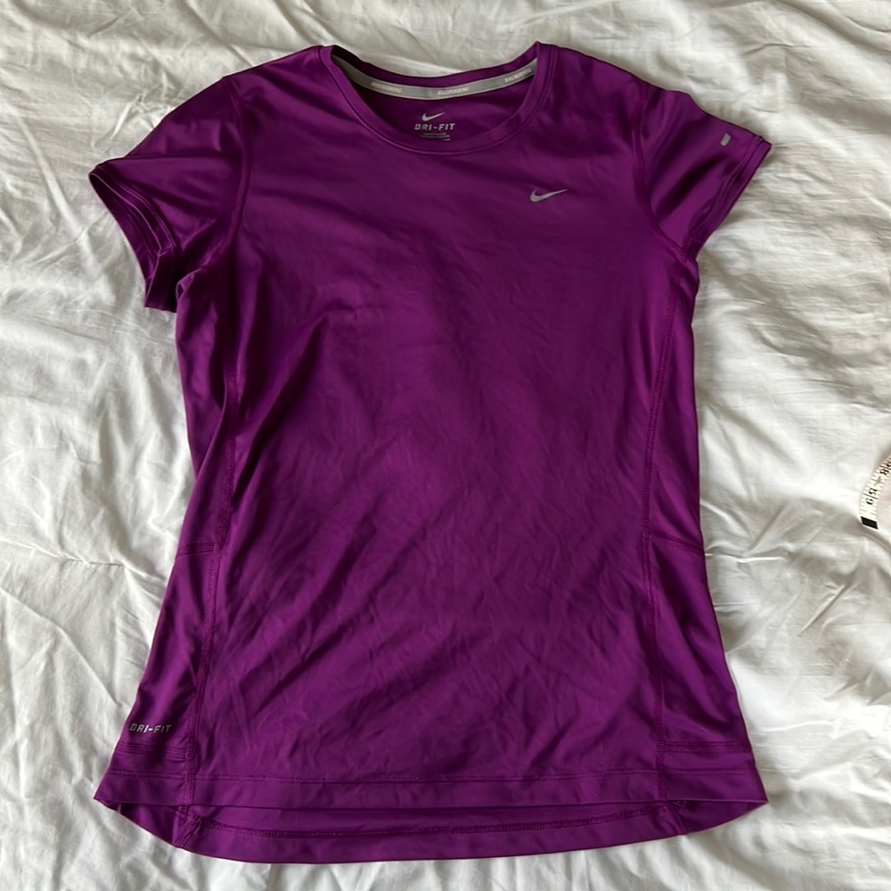 Purple Nike Dri-fit Short Sleeve Tee
